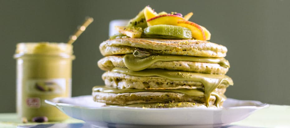 Pancakes con crema di pistacchio 8 Ricetta Pancakes con crema di pistacchio